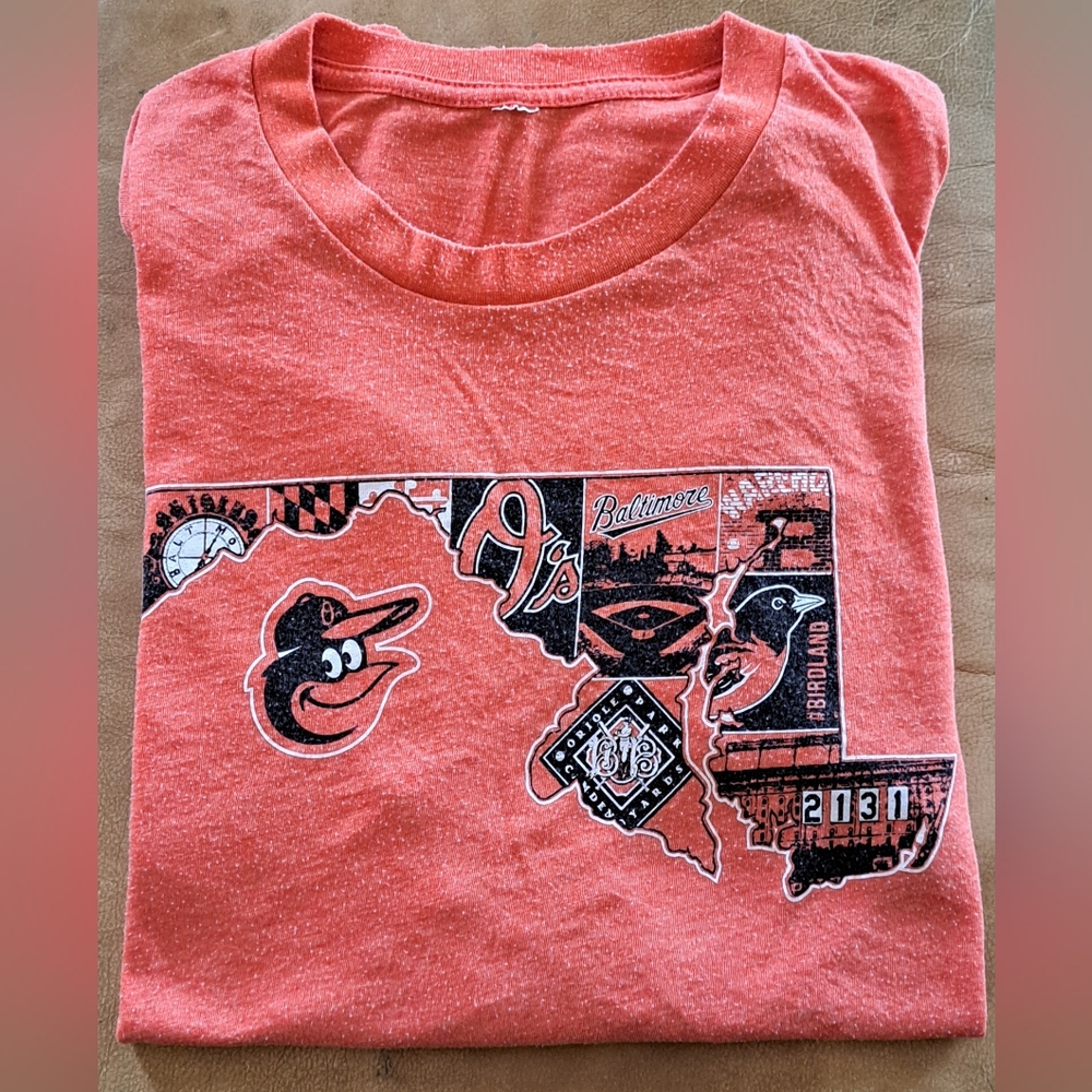 VINTAGE GAMEDAY GIVEAWAY BALTIMORE ORIOLES Maryland/Orioles Images T-SHIRT XL